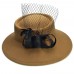 5658CM 's Retro England Bucket Pork Pie Hat Wool Felt Bowknot Wide Brim   eb-49877928